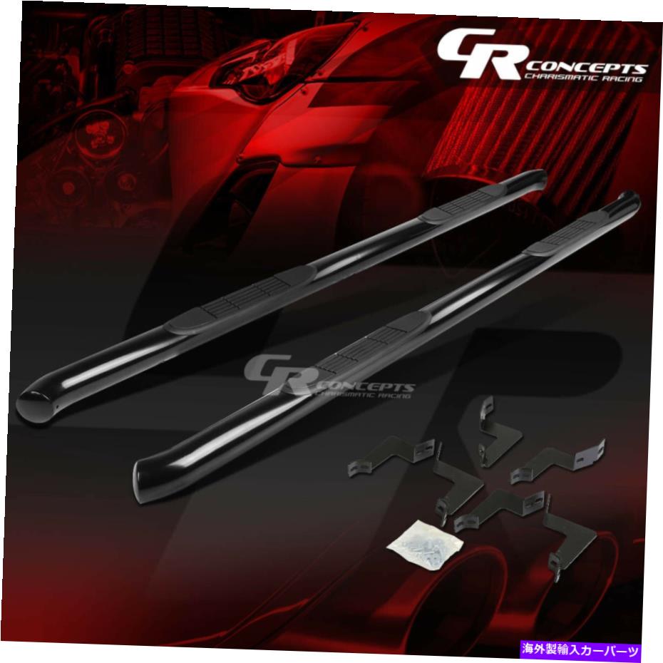 Nerf Bar 07-20トヨタツンドラダブルキャブ用のブラック3 "サイドステップナーフバーランニングボード BLACK 3" SIDE STEP NERF BAR RUNNING BOARD FOR 07-20 TOYOTA TUNDRA DOUBLE CAB【並行輸入品】｜Us Custom Parts Shop USDM