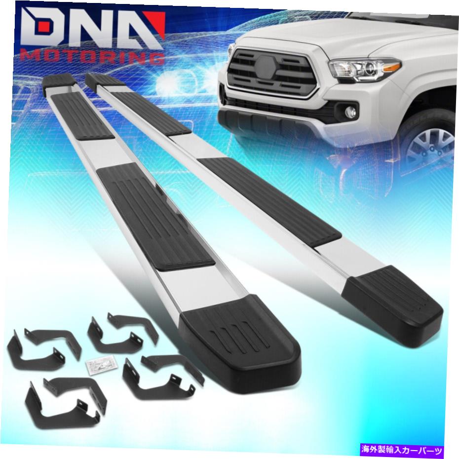 Nerf Bar 2007-2020トヨタタコマクルーキャブ6 "クロムフラットボードサイドステップナーフバー FOR 2007-2020 TOYOTA TACOMA CREW CAB 6" CHROME FLAT BOARD SIDE STEP NERF BARS【並行輸入品】｜Us Custom Parts Shop USDM