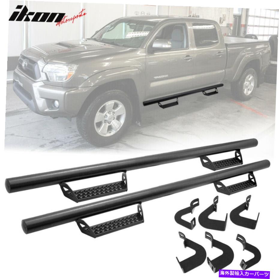 Nerf Bar フィット05-21トヨタタコマダブルキャブBCTスタイルサイドステップバー Fits 05-21 Toyota Tacoma Double Cab BCT Style Side Step Bars【並行輸入品】