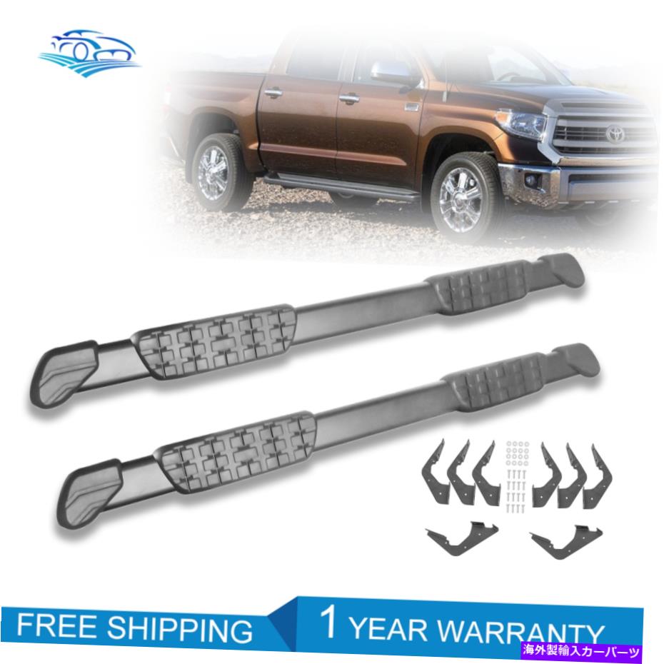 Nerf Bar ペアL+Rアルミニウムナーフバーランニングボードフィット07-20トヨタツンドラエディションSR5 SX Pair L+R Aluminum Nerf Bar Running Board Fit 07-20 Toyota Tundra Edition SR5 SX【並行輸入品】