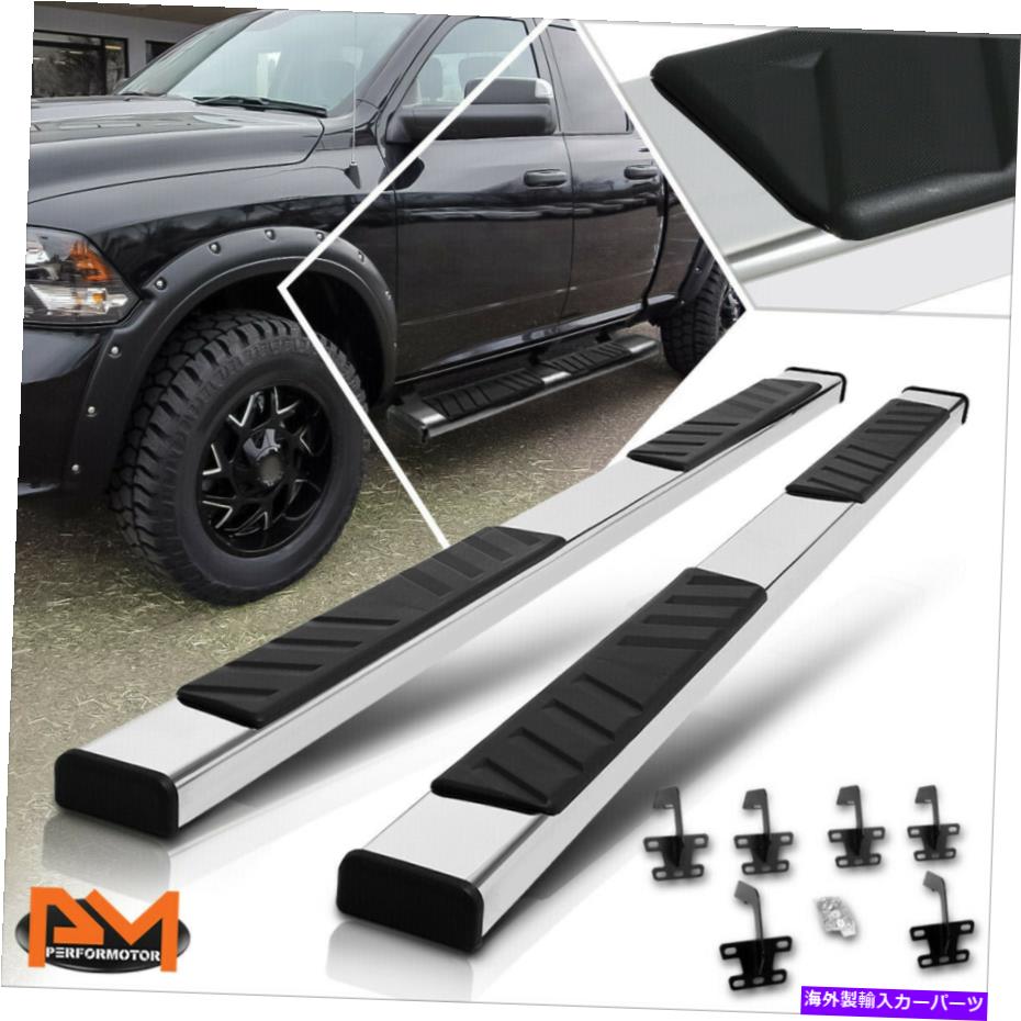 Nerf Bar 19-22 RAM 1500トラッククアッド/エクステブキャブ5 "パッドサイドステップナーフバーランニングボード For 19-22 RAM 1500 Truck Quad/Ext Cab 5" Pad Side Step Nerf Bar Running Boards【並行輸入品】｜Us Custom Parts Shop USDM