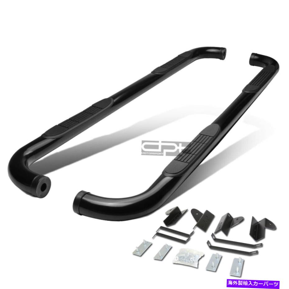 Nerf Bar フィット01-03フォードF150クルー/スーパークルーキャブブラック3 \
