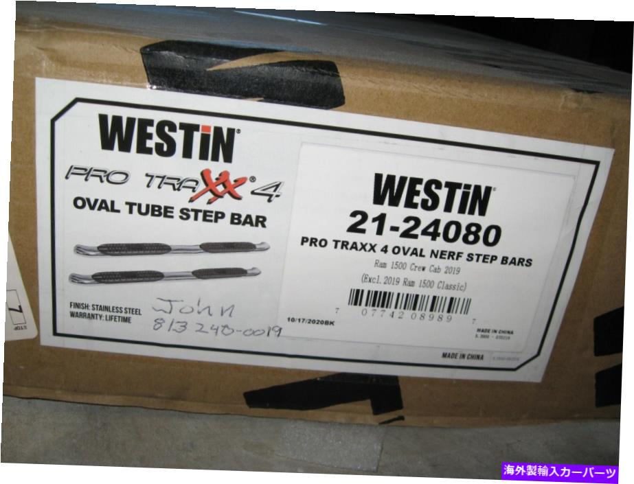 Nerf Bar Westin Oval Step/Nerf Bars Pro Traxx 4 "21-24080 for 2019,2020,2021 RAM CREW CAB Westin Oval Step/Nerf Bars Pro Traxx 4" 21-24080 for 2019,2020,2021 Ram Crew Cab【並行輸入品】｜Us Custom Parts Shop USDM