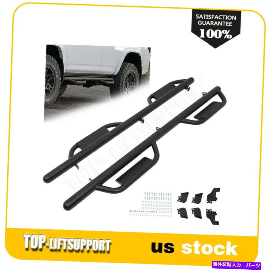 Nerf Bar ペアサイドステップランニングボードフープナーフバーはトヨタ4runner 2010-2021 2020に適合します Pair Side Steps Running Boards HOOP Nerf Bars Fits Toyota 4Runner 2010-2021 2020【並行輸入品】