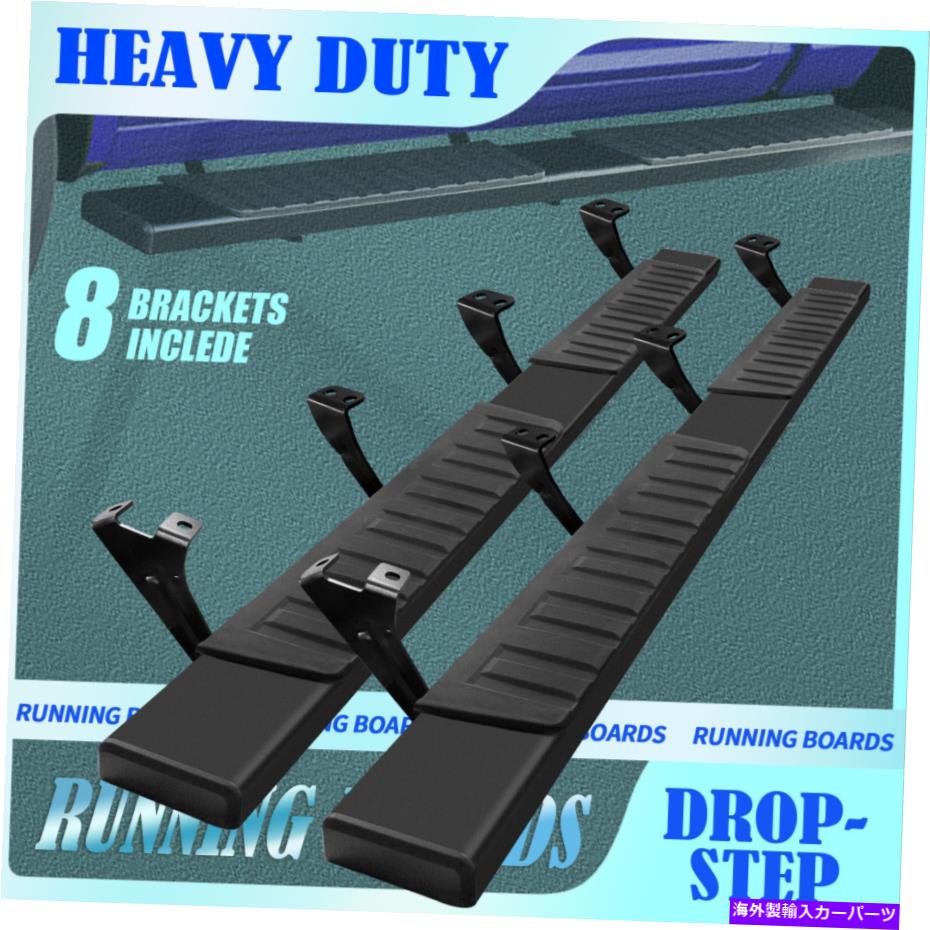 Nerf Bar 6インチランニングボードフィット07-21トヨタツンドラクルーマックスナーフバーサイドステップh blk 6 inch Running Board Fit 07-21 Toyota Tundra Crew Max Nerf Bar Side Step H BLK【並行輸入品】