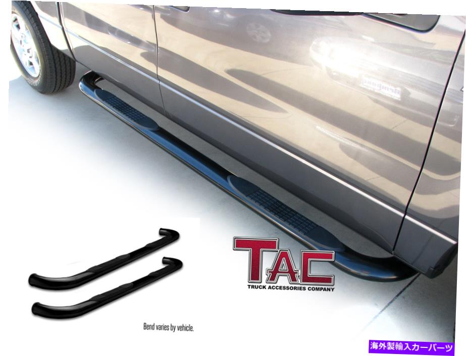 Nerf Bar TAC 2010-2017 Chevy Equinox / GMC Terrian 3 "ブラックサイドステップナーフバーサイドバー TAC 2010-2017 CHEVY EQUINOX / GMC TERRIAN 3" BLACK Side Step Nerf Bars Sidebar【並行輸入品】｜Us Custom Parts Shop USDM