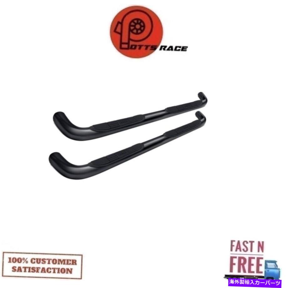 Nerf Bar Lund 23077379 3in Round Bent Steel Nerf Bars Black for 99-13 Sierra Silverado Lund 23077379 3in Round Bent Steel Nerf Bars Black For 99-13 Sierra Silverado【並行輸入品】