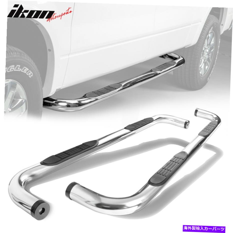 Nerf Bar フィット19-22ダッジラム1500クルーキャブ3インチサイドステップナーフバーランニングボード Fits 19-22 Dodge Ram 1500 Crew Cab 3in 2PCS Side Steps Nerf Bars Running Boards【並行輸入品】