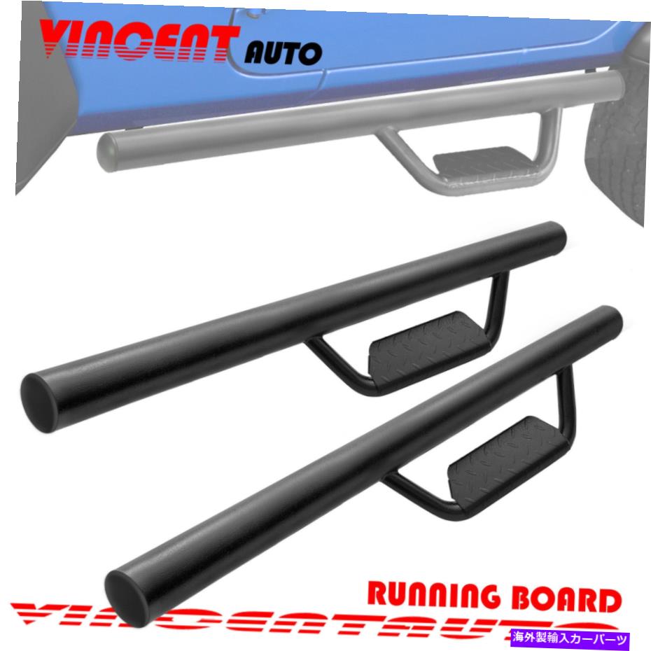 Nerf Bar 2018-2021 Jeep Wrangler 2 DOOR JL NERF BARRUNG BOARD HOOPSTEP BLACK For 2018-2021 Jeep Wrangler 2 Door JL Nerf Bar Running Board Hoop Step Black【並行輸入品】｜Us Custom Parts Shop USDM