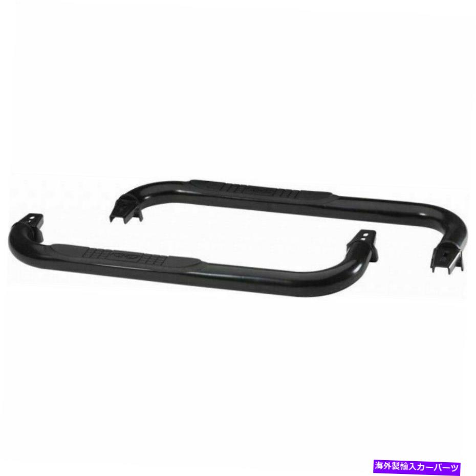 Nerf Bar 1987年から1995年のランページジープラングラー（YJ）3インチラウンドナーフバー - ブラック Rampage for 1987-1995 Jeep Wrangler(YJ) 3 Inch Round Nerf Bar - Black【並行輸入品】