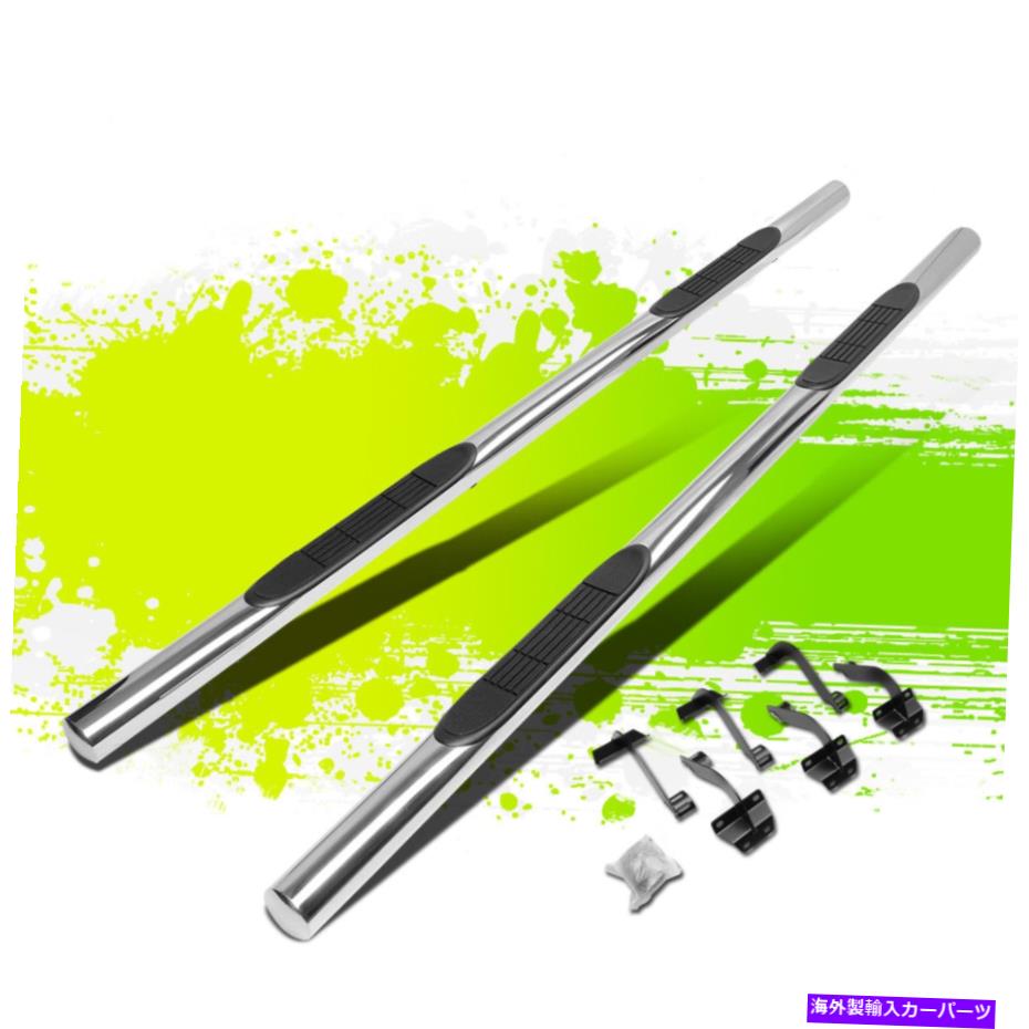 Nerf Bar 3ラウンドチューブステップバーF150/250/350スーパークルーキャブ15-22用ボードクロム 3 Round Tube Step Bar Running Board Chrome for F150/250/350 Super Crew Cab 15-22【並行輸入品】｜Us Custom Parts Shop USDM