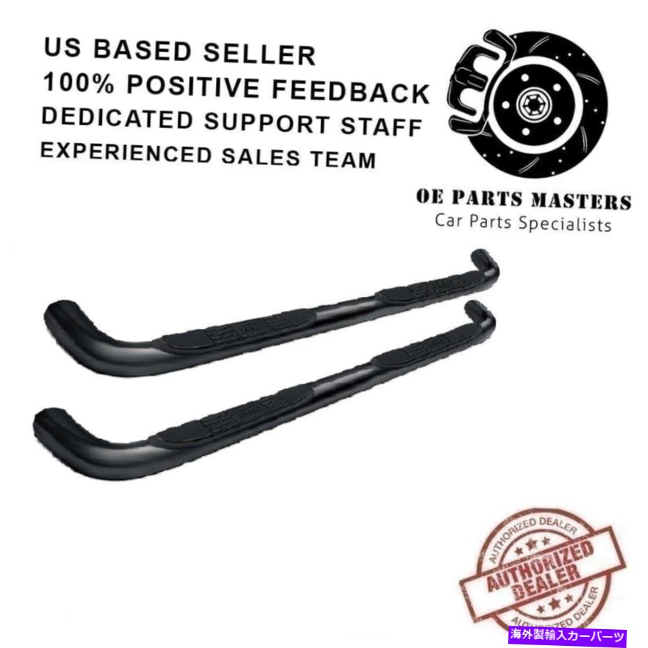 Nerf Bar Lund 23077549 3in Round Bent Steel Nerf Bars for Sierra Silverado 19-21 Lund 23077549 3In Round Bent Steel Nerf Bars Black For Sierra Silverado 19-21【並行輸入品】
