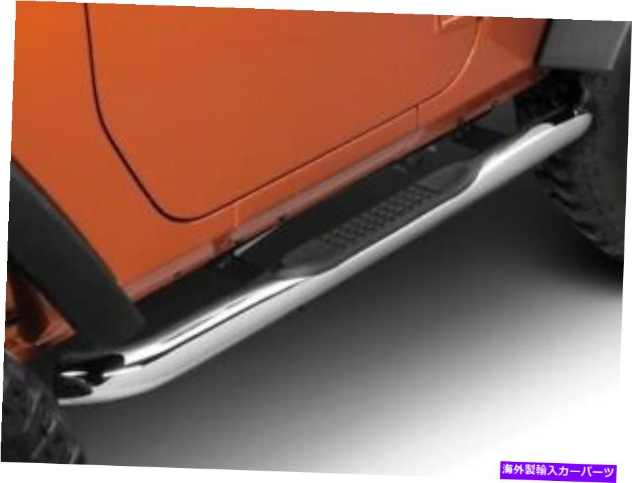 Nerf Bar 牡羊座3 "サイドステップ、07-18のステンレス鋼ジープラングラーJK 2ドア-35800-2 ARIES 3" Side Steps, Stainless Steel for 07-18 Jeep Wrangler JK 2-Door - 35800-2【並行輸入品】｜Us Custom Parts Shop USDM