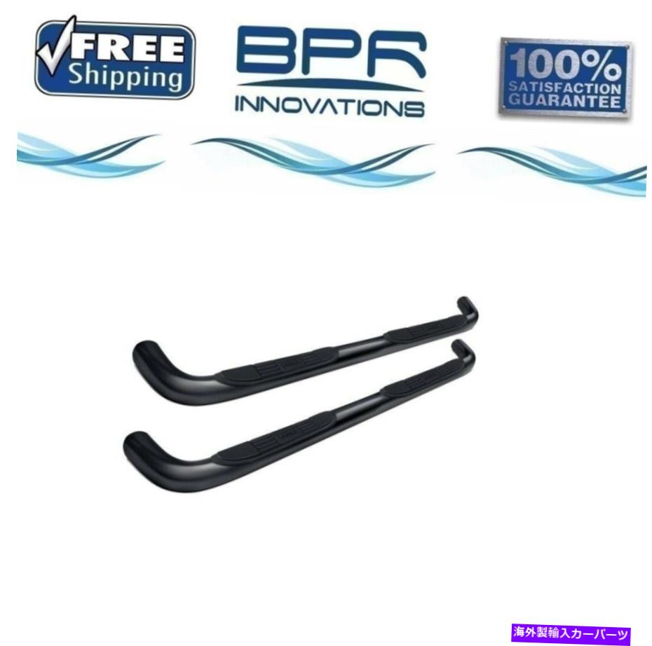 Nerf Bar Lund 3in Round Bent Steel Nerf Bars for Ford F150 2004-2008 23080437 Lund 3in Round Bent Steel Nerf Bars Black For Ford F150 2004-2008 23080437【並行輸入品】