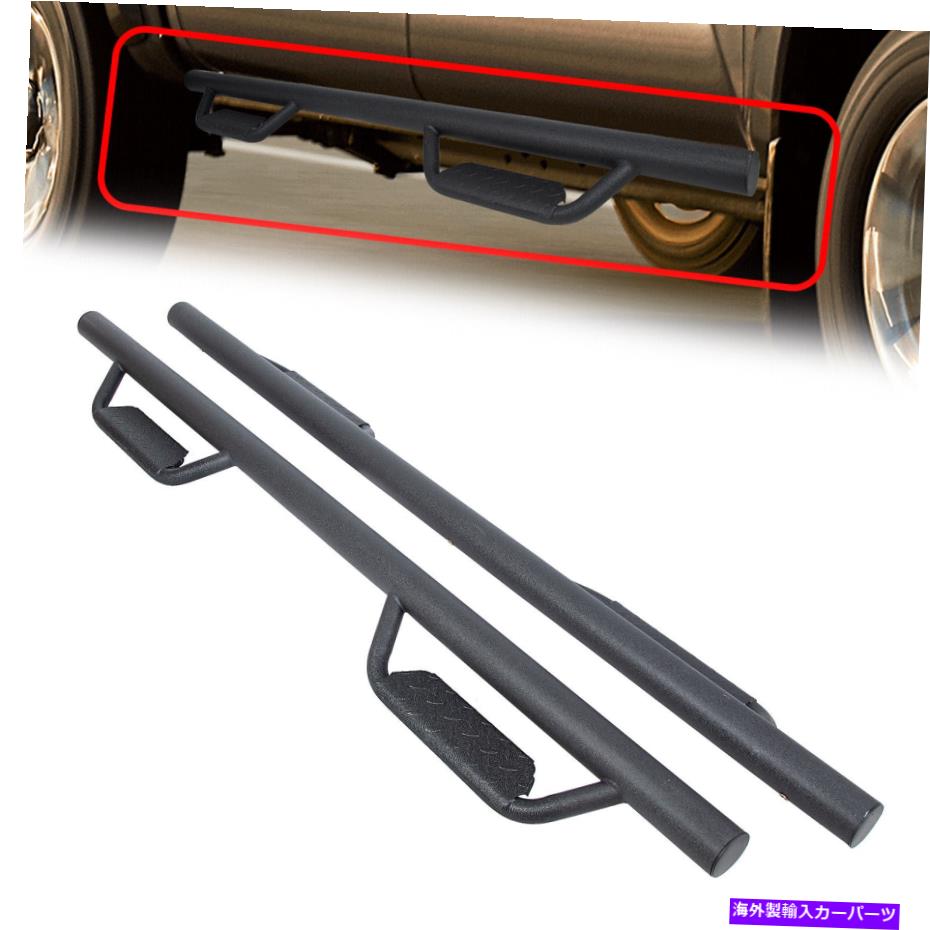Nerf Bar 05-21 22トヨタタコマダブル/クルーキャブ3 "ランニングボードnerfバーサイドステップ For 05-21 22 Toyota Tacoma Double/Crew Cab 3" Running Boards Nerf Bar Side Steps【並行輸入品】|Us Custom Parts Shop USDM