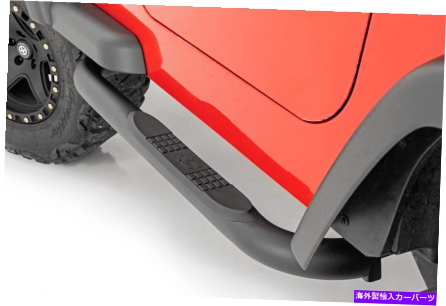 Nerf Bar ラフカントリーナーフバー3インチチューブジープラングラーTJ 97-06/ラングラーYJ 87-95 Rough Country Nerf Bar 3inch tube Jeep Wrangler TJ 97-06/Wrangler YJ 87-95【並行輸入品】
