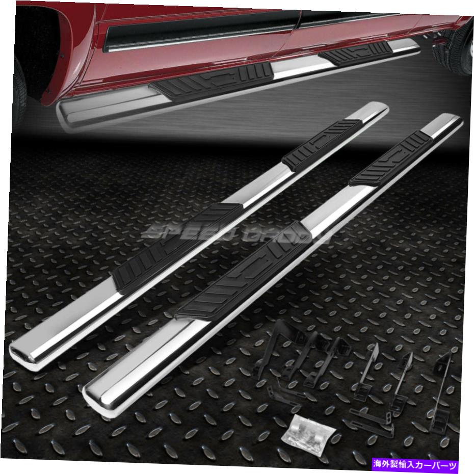 Nerf Bar 99-14シルバラード/シエラext 5 "クロム楕円形のサイドステップナーフバーランニングボード FOR 99-14 SILVERADO/SIERRA EXT 5" CHROME OVAL SIDE STEP NERF BAR RUNNING BOARD【並行輸入品】|Us Custom Parts Shop USDM