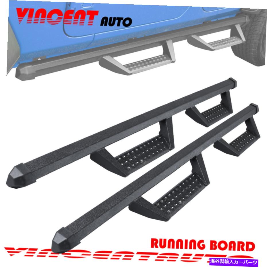 Nerf Bar フィット2021-2022フォードブロンコ4DRサイドステップ3 "ランニングボードピックアップネルフバーBCKA FIT 2021-2022 Ford Bronco 4DR Side Steps 3" Running Board Pickup Nerf Bar BCKA【並行輸入品】|Us Custom Parts Shop USDM