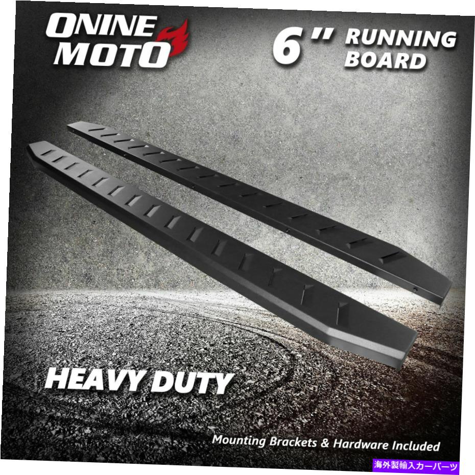 Nerf Bar フィット15-22フォードF150スーパークルーキャブ6 "ブラックランニングボードサイドステップネルフバー Fit 15-22 Ford F150 Super Crew Cab 6" Black Running Board Side Step Nerf Bar【並行輸入品】｜Us Custom Parts Shop USDM