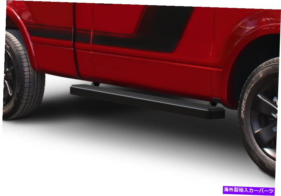 Nerf Bar 5 "黒いiboardランニングボードnerfバーフィット09-14フォードF150レギュラーキャブ 5" Black iBoard Running Boards Nerf Bars Fit 09-14 Ford F150 Regular Cab【並行輸入品】｜Us Custom Parts Shop USDM