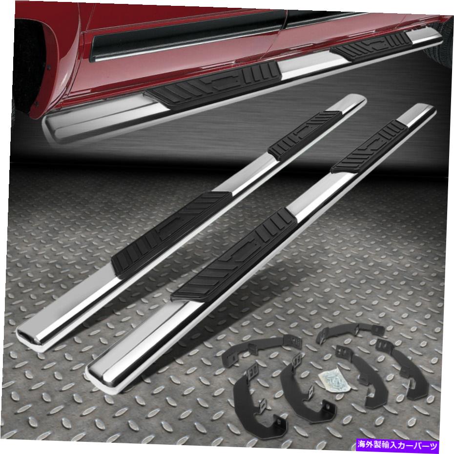 Nerf Bar 19-21シルバラードシエラクルーキャブ5'odステンレス鋼ステップバーランニングボード FOR 19-21 SILVERADO SIERRA CREW CAB 5''OD STAINLESS STEEL STEP BAR RUNNING BOARD【並行輸入品】|Us Custom Parts Shop USDM