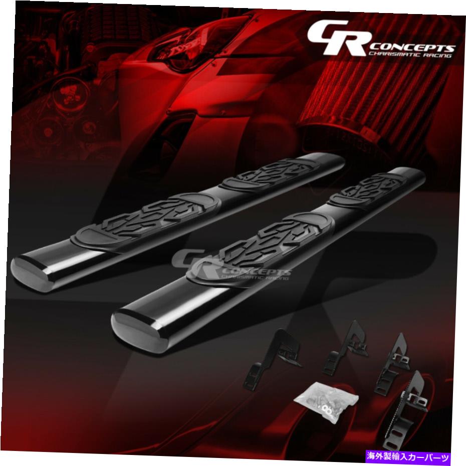 Nerf Bar Black 6 "楕円形のチューブステップNERFバーキット2009-2014 Ford F150 Extended/Super Cab BLACK 6"OVAL TUBING STEP NERF BAR KIT FOR 2009-2014 FORD F150 EXTENDED/SUPER CAB【並行輸入品】｜Us Custom Parts Shop USDM 105,573円