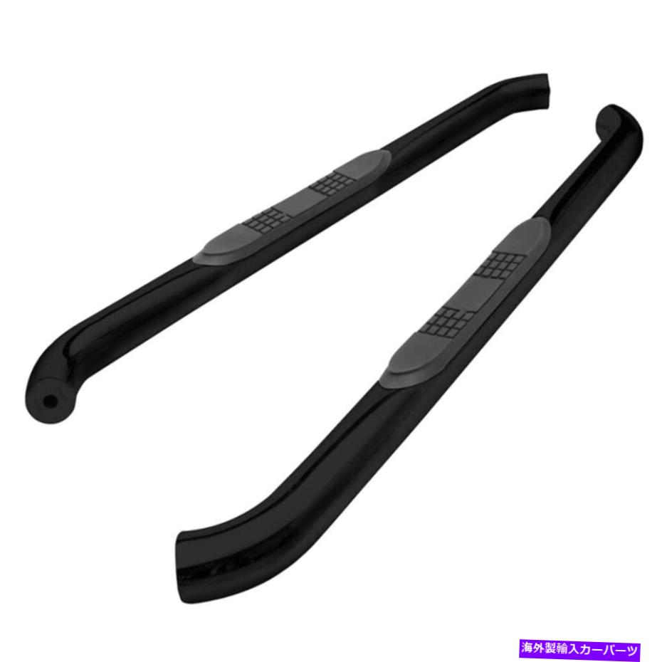 Nerf Bar 3 '' 2018-22ジープラングラーJL 2ドアのためのブラックランニングボードnerfバー 3'' Black Running Boards Nerf Bars for 2018-22 Jeep Wrangler JL 2 Door【並行輸入品】｜Us Custom Parts Shop USDM