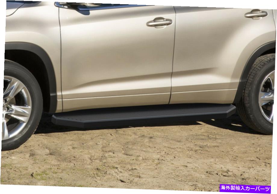 Nerf Bar サテンブラック6 "iboardサイドステップナーフバーフィット14-19トヨタハイランダー Satin Black 6" iBoard Side Step Nerf Bar Fit 14-19 Toyota Highlander【並行輸入品】｜Us Custom Parts Shop USDM