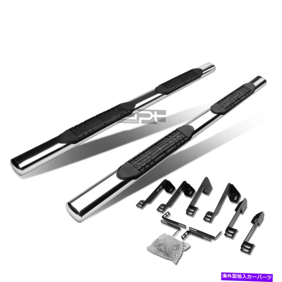 Nerf Bar フィット99-14 GMC Sierra Crew Cab 4 "楕円形のクロムサイドステップNERFバーランニングボード Fit 99-14 Gmc Sierra Crew Cab 4" Oval Chrome Side Step Nerf Bar Running Board【並行輸入品】｜Us Custom Parts Shop USDM