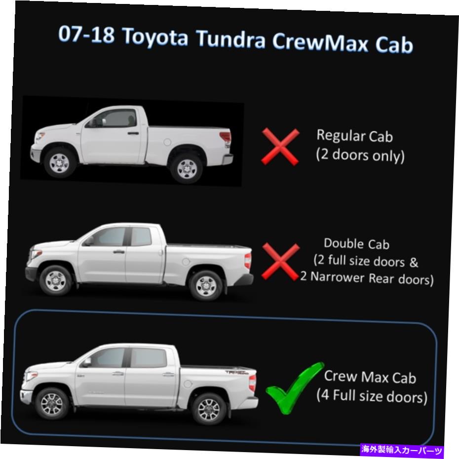 Nerf Bar 07-18のトヨタツンドラクルーマックスフープスタイルステップテクスチャナーフバーランニングボード For 07-18 Toyota Tundra Crew MAX Hoop Style Step Textured Nerf Bar Running Board【並行輸入品】｜Us Custom Parts Shop USDM