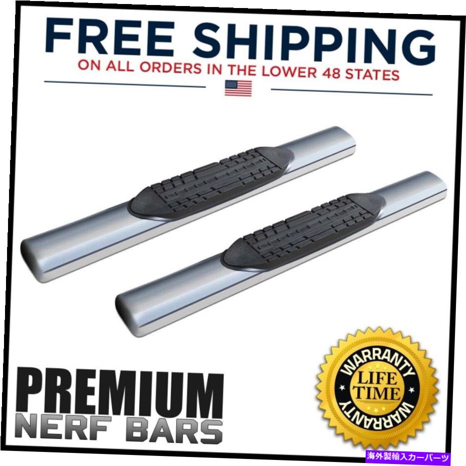 Nerf Bar 2007-18シルバラードシエラレグキャブのための楕円形のnerfバーのサイドステップランニングボード 5in Oval Nerf Bars Side Step Running Board for 2007-18 Silverado Sierra Reg Cab【並行輸入品】｜Us Custom Parts Shop USDM