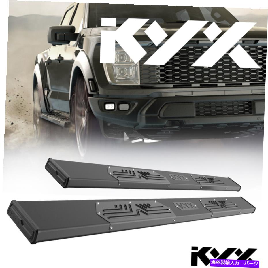 Nerf Bar 2007-2019シルバラード/シエラ2500HD 3500HD nerf barsサイドステップのランニングボード Running Boards for 2007-2019 Silverado/Sierra 2500HD 3500HD Nerf Bars Side Step【並行輸入品】