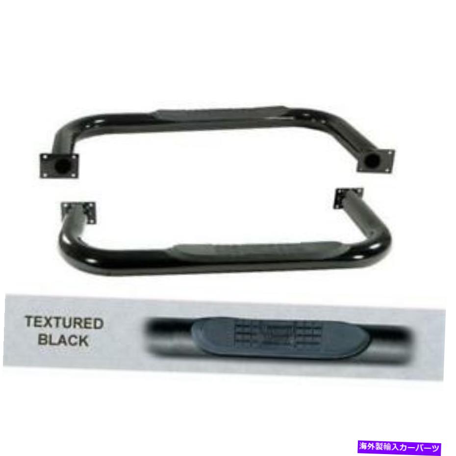 Nerf Bar 76-86ジープCJ 3 "ラウンドチューブサイドステップBK 11591.02の頑丈なリッジ Rugged Ridge For 76-86 Jeep CJ 3" Round Tube Side Steps BK 11591.02【並行輸入品】｜Us Custom Parts Shop USDM