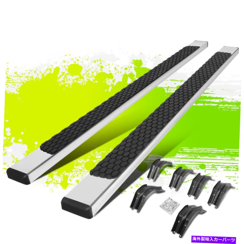 Nerf Bar 5 "フォードF250-F550スーパークルーキャブ99-16用の磨かれたフラットステップバーランニングボード 5" Polished Flat Step Bar Running Boards for Ford F250-F550 Super Crew Cab 99-16【並行輸入品】｜Us Custom Parts Shop USDM