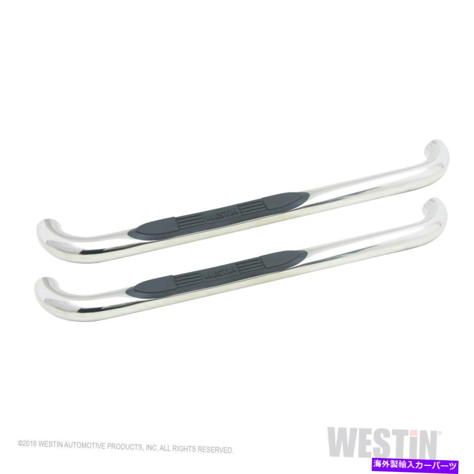 Nerf Bar Westin 23-3920 eシリーズ3インチ。ラウンドステップバーキャブの長さ Westin 23-3920 E-Series 3 In. Round Step Bar Cab Length【並行輸入品】