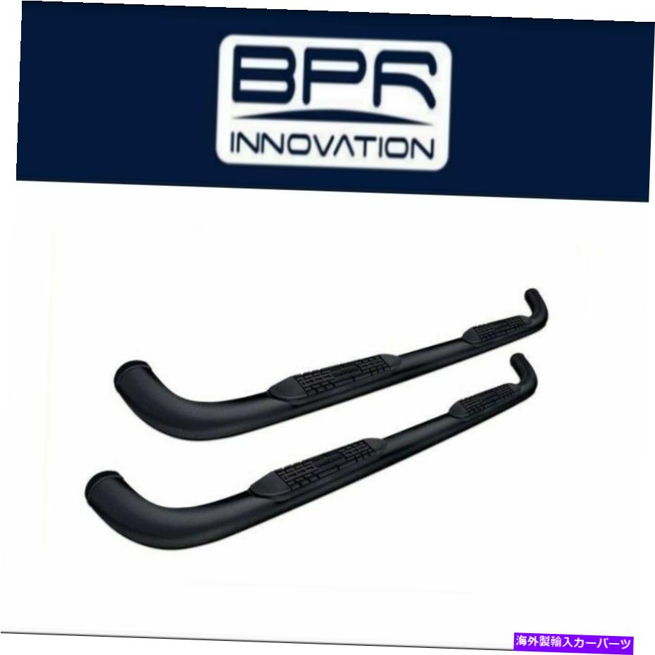 Nerf Bar 04-08フォードF-150スーパークルー3 ''ブラックラウンドナーフバーのPROMAXX AUTOMOTIVE ProMaxx Automotive For 04-08 Ford F-150 Super Crew 3'' Black Round Nerf Bars【並行輸入品】｜Us Custom Parts Shop USDM
