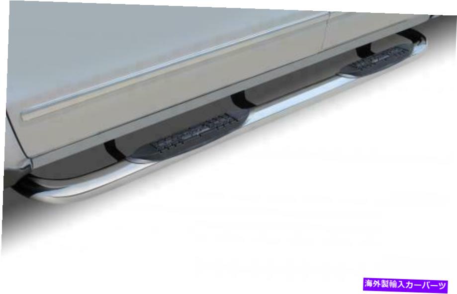 Nerf Bar Raptor 3 "04-08 Ford F-150用の丸いステンレス鋼NERFバー| 0103-0363 Raptor 3" Round Stainless Steel Nerf Bars for 04-08 Ford F-150 | 0103-0363【並行輸入品】|Us Custom Parts Shop USDM