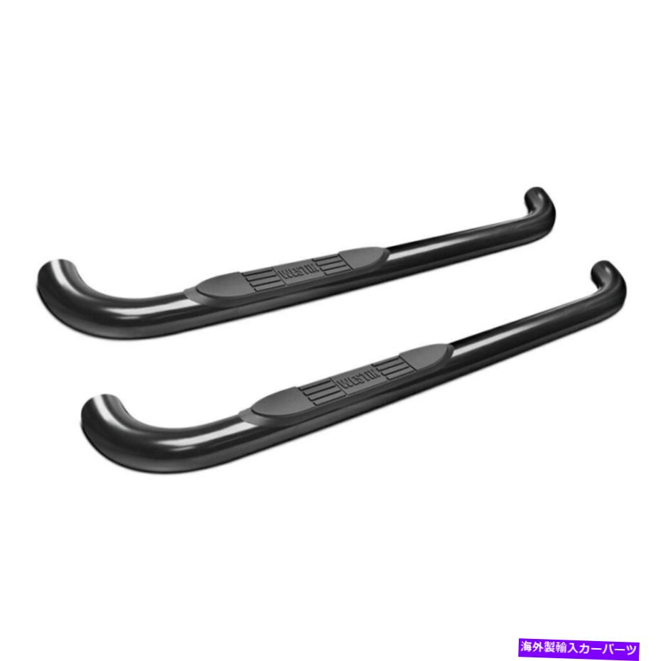Nerf Bar フォードF-150 04-08ウェスティン23-2345 3 "Eシリーズキャブの長さブラックラウンドステップバー For Ford F-150 04-08 Westin 23-2345 3" E-Series Cab Length Black Round Step Bars【並行輸入品】｜Us Custom Parts Shop USDM