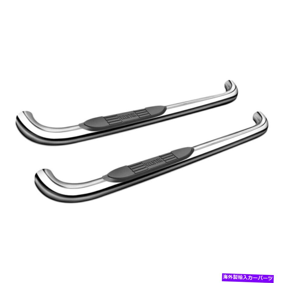 Nerf Bar Ford F-150 09-14 Westin 3 "Eシリーズキャブの長さ磨き丸いステップバー For Ford F-150 09-14 Westin 3" E-Series Cab Length Polished Round Step Bars【並行輸入品】｜Us Custom Parts Shop USDM