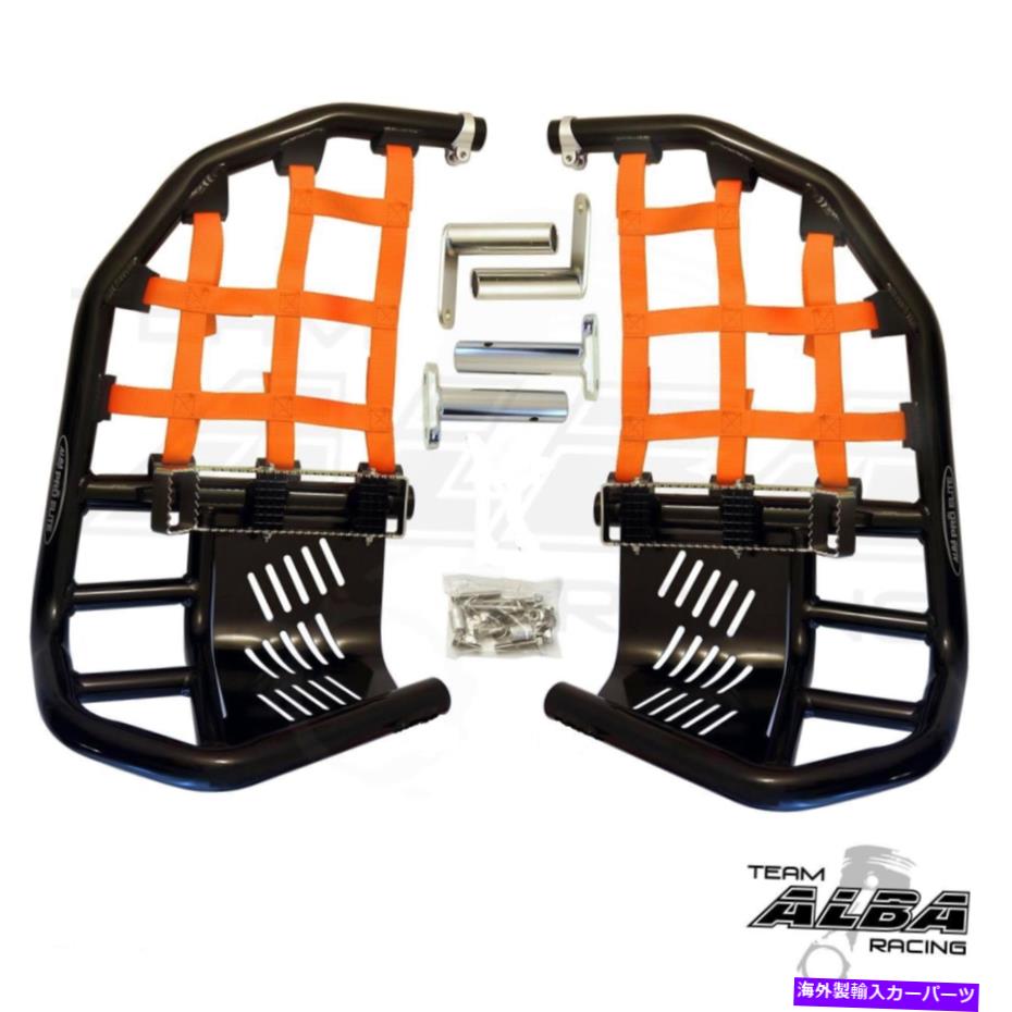 Nerf Bar TRX 400EX 400X NERF BARS PRE PEG HEEL GOARDS ALBA RACING BLK ORANGE 211 T7 BO TRX 400EX 400X Nerf Bars Pro Peg Heel Guards Alba Racing Blk Orange 211 T7 BO【並行輸入品】