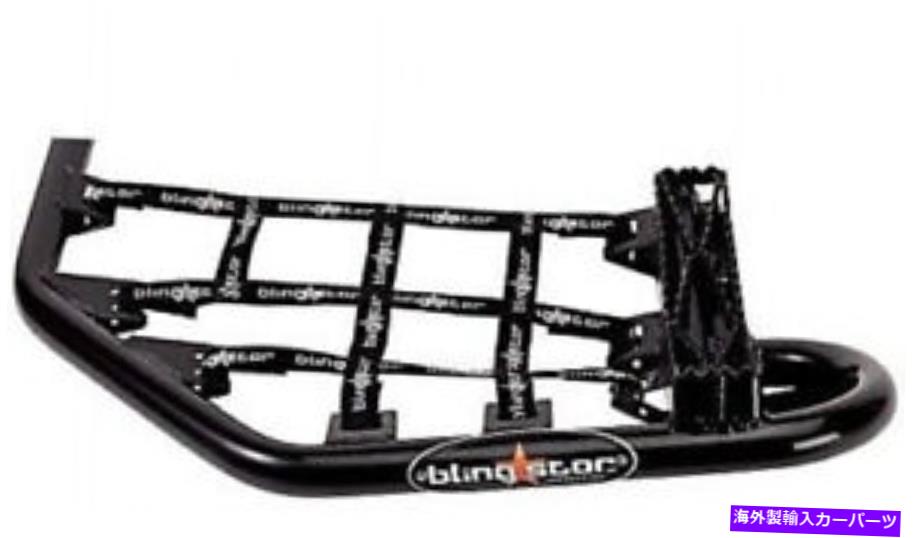 Nerf Bar Blingstar Factory Pegs nerf bar Blingstar Factory Pegs Nerf Bars Honda TRX 400EX Black ATV-0307BLK【並行輸入品】