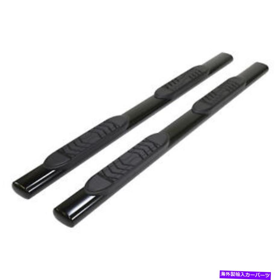 Nerf Bar TrailFX A7037B NERF BAR BLACK POWDERCOIRED CORETED CORETED CORED TrailFX A7037B Nerf Bar Black Powder Coated With Surface Steps【並行輸入品】|Us Custom Parts Shop USDM