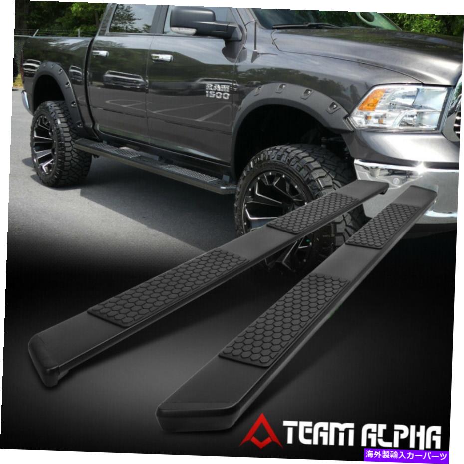Nerf Bar フィット2009-2022 RAM 1500/2500 [クルーキャブ]ブラックSS 5 "フラットボードNERFバーサイドステップ Fits 2009-2022 Ram 1500/2500[CREW CAB]Black SS 5" Flat Board Nerf Bar Side Step【並行輸入品】｜Us Custom Parts Shop USDM 107,388円