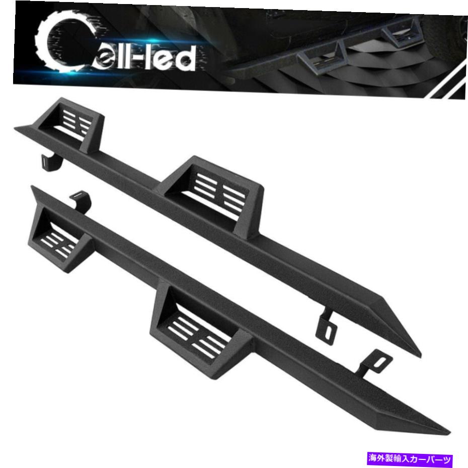 Nerf Bar 07-18用ジープラングラーjk jku 4ドアランニングボードドロップサイドステップnerfバー2x for 07-18 Jeep Wrangler JK JKU 4 Door Running Boards Drop Side Step Nerf Bars 2x【並行輸入品】