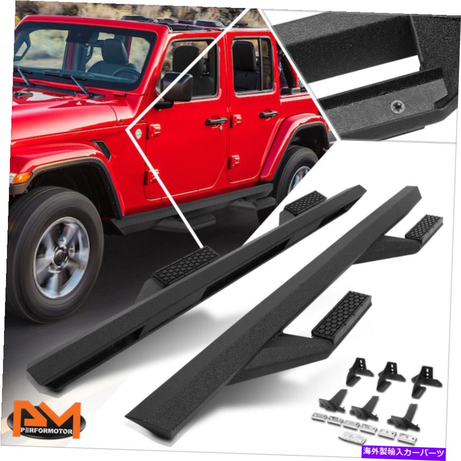 Nerf Bar 18-22のジープラングラーJL 4-DRマイルドスチールナーフバーランニングボードW/ステップパッドアーム For 18-22 Jeep Wrangler JL 4-Dr Mild Steel Nerf Bar Running Board w/Step Pad Arm【並行輸入品】｜Us Custom Parts Shop USDM 100,210円