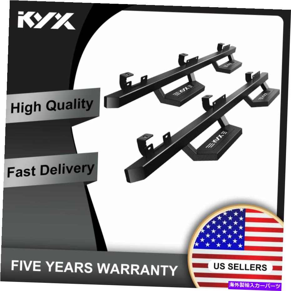 Nerf Bar 2018-2020の5インチラングラーJL 4ドアステップレールnerf bars kyxランニングボード 5 inche For 2018-2020 Wrangler JL 4 Door Step Rails Nerf Bars KYX Running Boards【並行輸入品】
