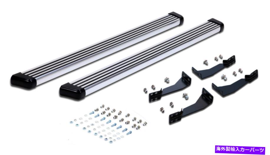 Nerf Bar フィット2006-2011ハマーH3ランニングボードサイドステップnerfバークロムアルミニウム Fits 2006-2011 Hummer H3 Running Boards Side Steps Nerf Bar Chrome Aluminum【並行輸入品】