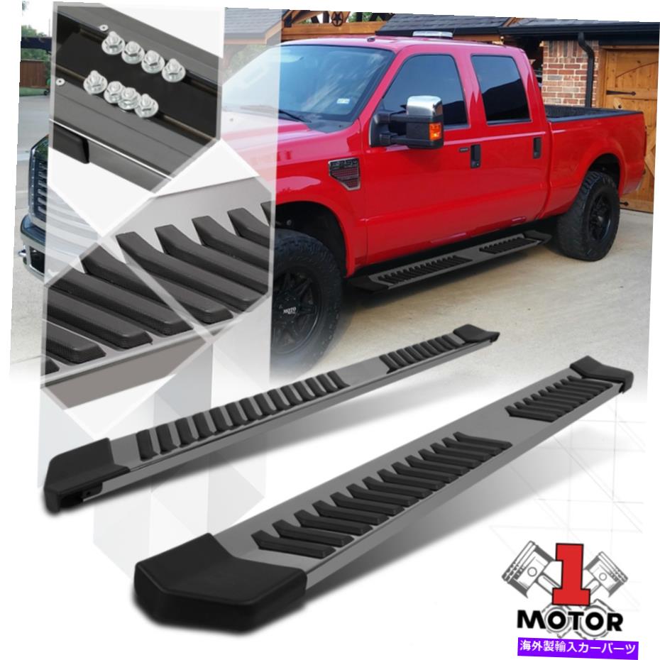 Nerf Bar 99-16フォードF250/F230 SDクルーキャブ用のメタリックブラックボード6 "サイドステップナーフバー Metallic Black Board 6" Side Step Nerf Bar for 99-16 Ford F250/F230 SD Crew Cab【並行輸入品】｜Us Custom Parts Shop USDM