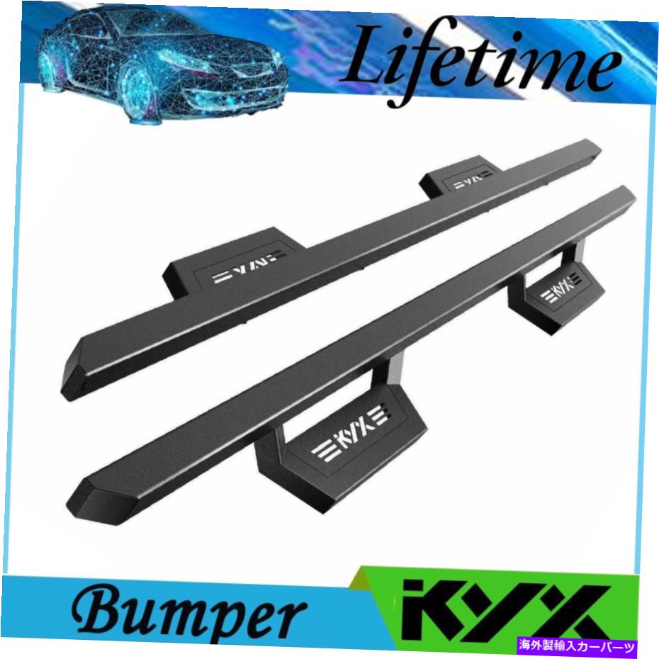 Nerf Bar 2007-2020 TOYOTA TUNDRA CREWMAX KYX NERFバーサイドステップランニングボードNEW For 2007-2020 Toyota Tundra CrewMax KYX Nerf Bar Side Step Running Board New【並行輸入品】