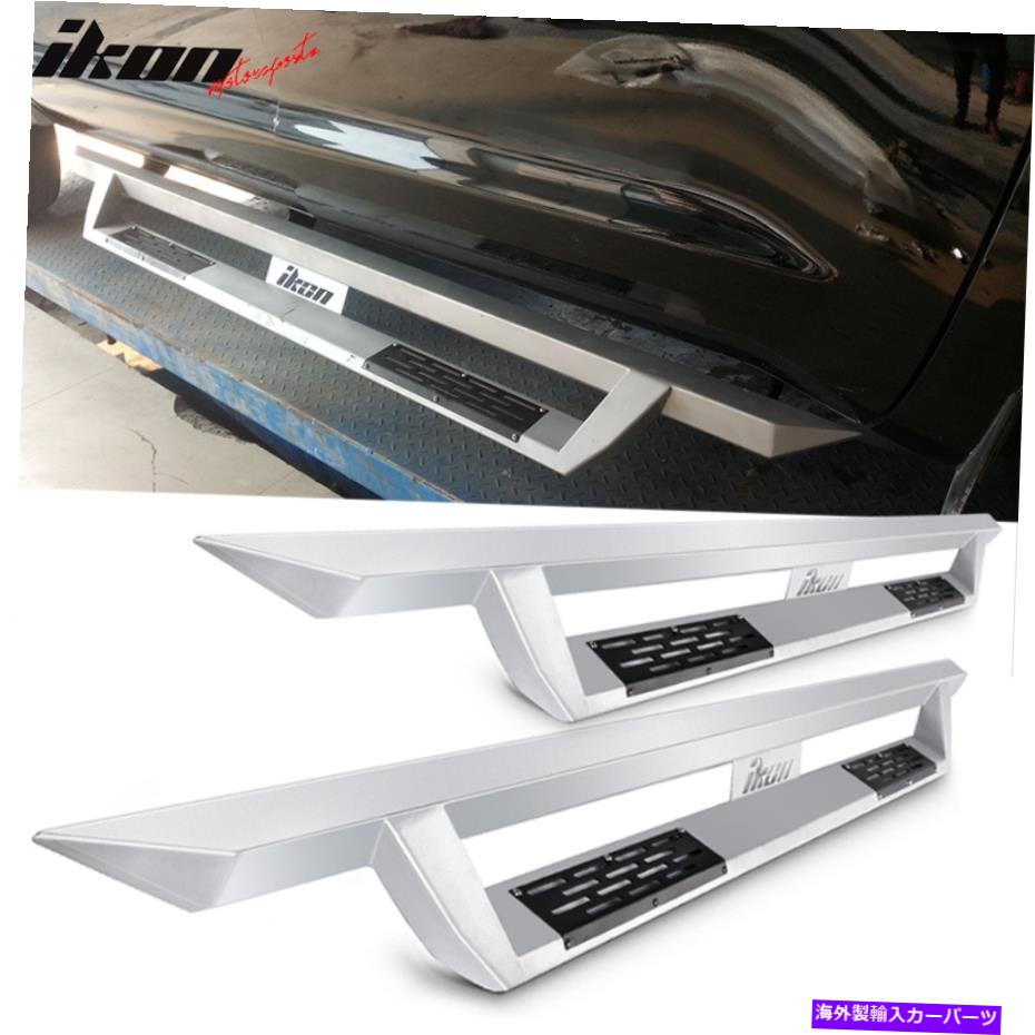 Nerf Bar 適合07-21トヨタツンドラクルーMax Ikon V1スタイル2PCSランニングボードNERFバー Fits 07-21 Toyota Tundra Crew Max IKON V1 Style 2PCS Running Boards Nerf Bars【並行輸入品】